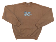 BROWN CREWNECK